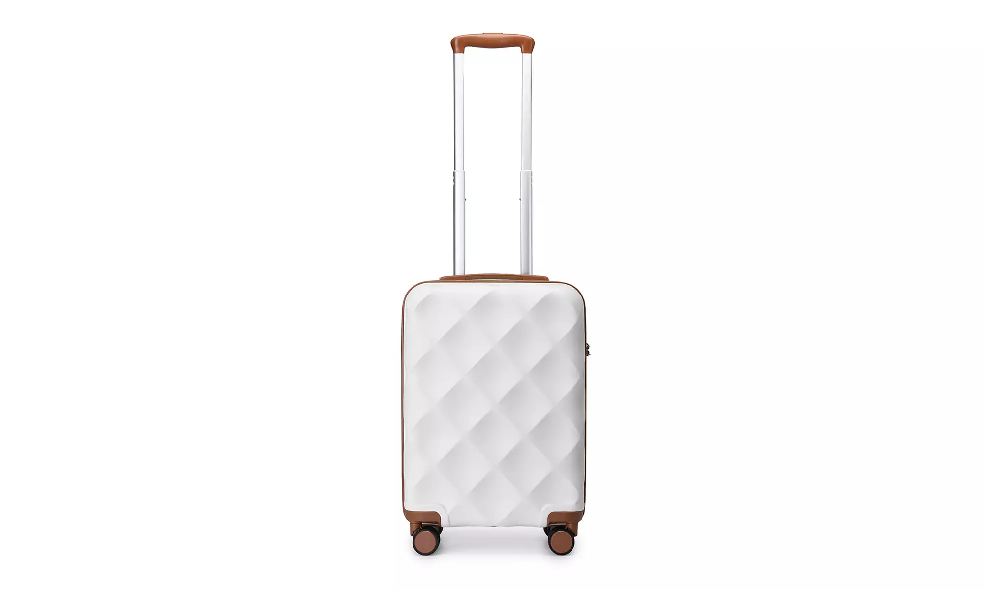 Valise en ABS et polycarbonate avec design élégant en losange