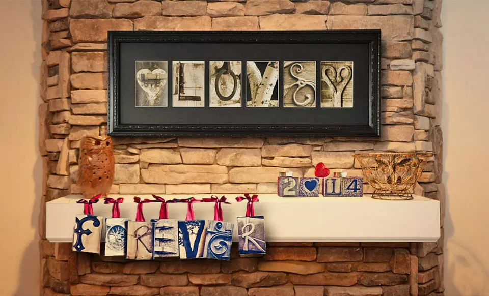 $59 for $135 Worth of Customized Letter Art from Frame The Alphabet (Up to 56% Off) - Primary Image