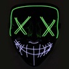 Image 1: Halloween LED Purge Mask Light Up Funny Masks