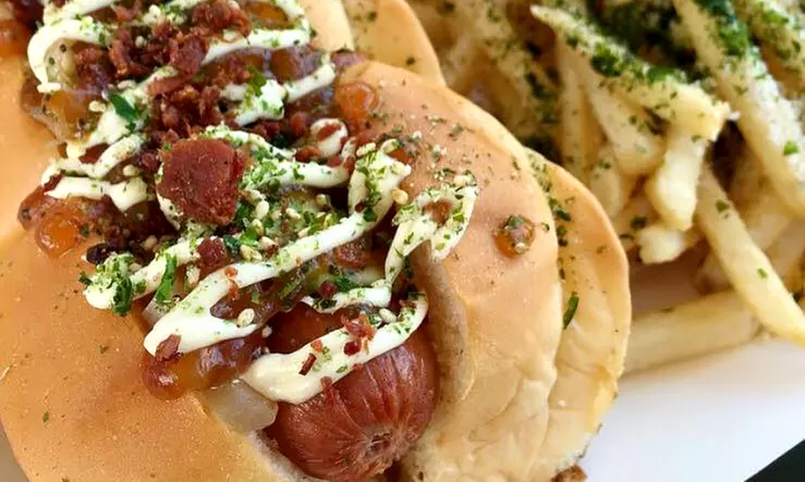 $12 for Two Groupons, Each Good for $10 Worth of Food and Drink at Dogzilla Hot Dogs ($20 Value)  - Primary Image