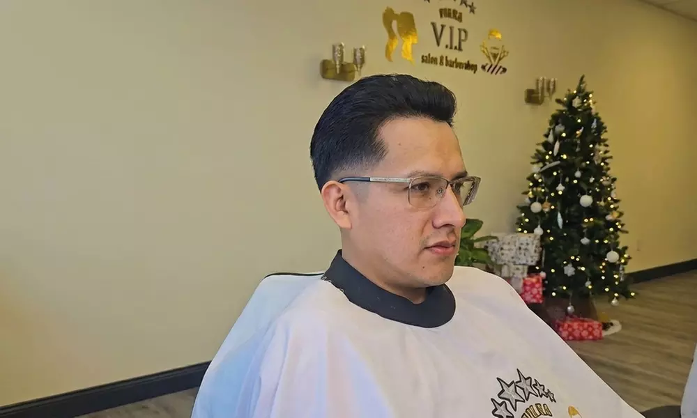 Get Men’s Modern Scissors Haircut, Bread Trim, Scalp Massage & More