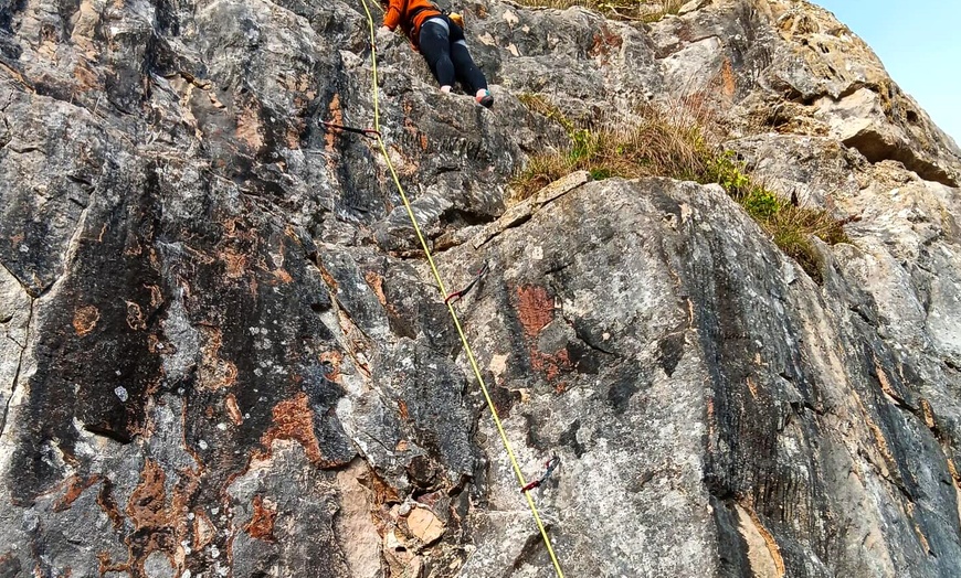 Image 2: Full-Day Caving, Climbing, or Hen Adventure for Group of 4 or 8 People