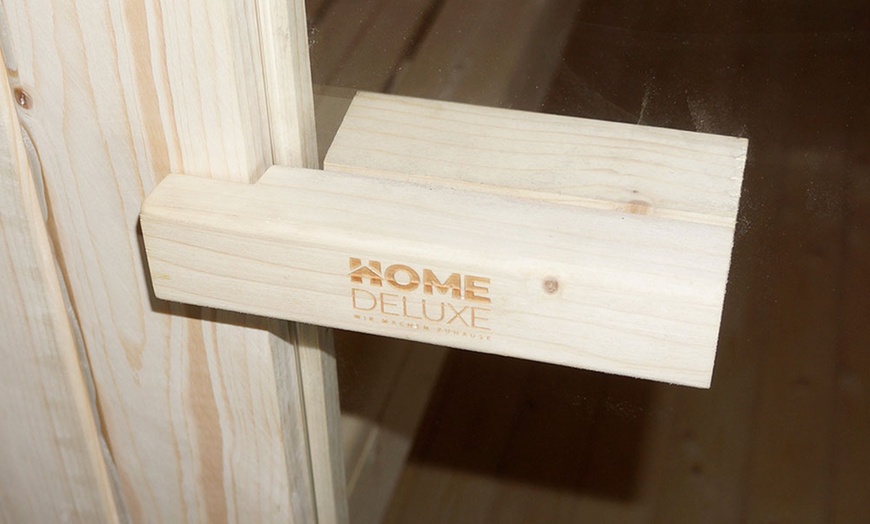 Image 6: Home Deluxe Outdoor Sauna „Cube“ M oder L