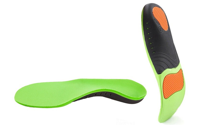 Image 5: High Arch Heel Support Plantar Flat Feet Orthotic Insoles Inserts Pad