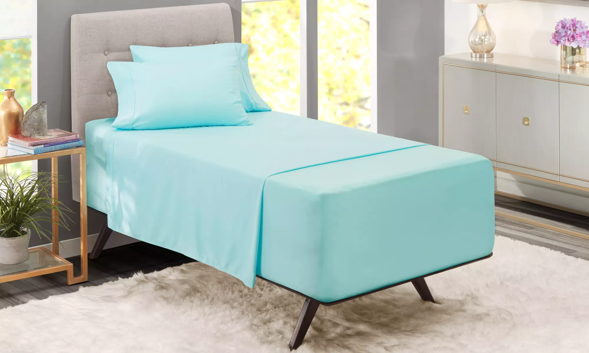 Nestl Extra Deep Pocket Sheets - 18-24 Inch Fitted Bed Sheet Set - 6 Piece
