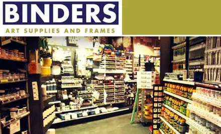 $25 for $50 Worth of Art Supplies, Classes, & Framing Services at Binders Art Supplies & Frames - Primary Image