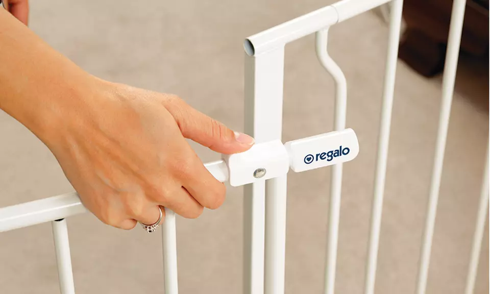 Regalo Easy-Open 50-Inch Extra-Wide Walk-Through Safety Baby Gate - Second Medium