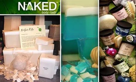 $15 for $30 Worth of Handmade Natural Bath Products and a Custom Perfume at Naked Body + Bath ($45 Value) - Primary Image