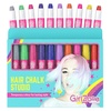 Image 2: Girl Zone 10-Piece Hair Chalk Pens, Vibrant and Metallic Colours