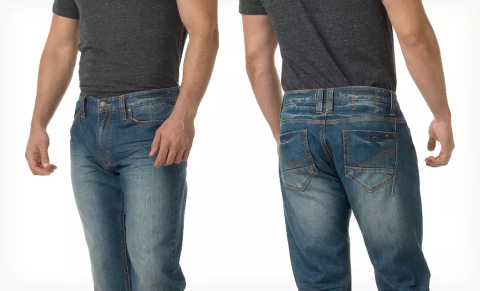 $32.99 for Indigo Star Men’s 5-Pocket Jeans ($69 List Price). Multiple Washes Available. Free Shipping and Returns. - Second Medium