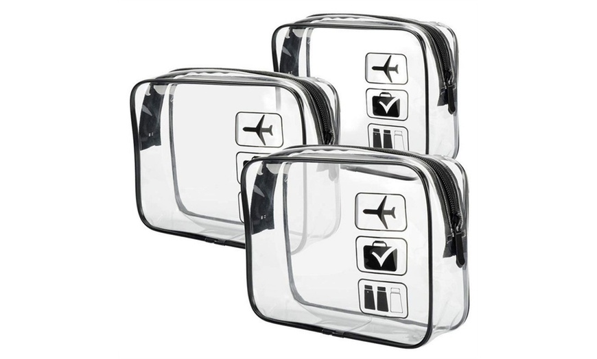 Image 19: Transparent Travel Toiletries Storage Bag 