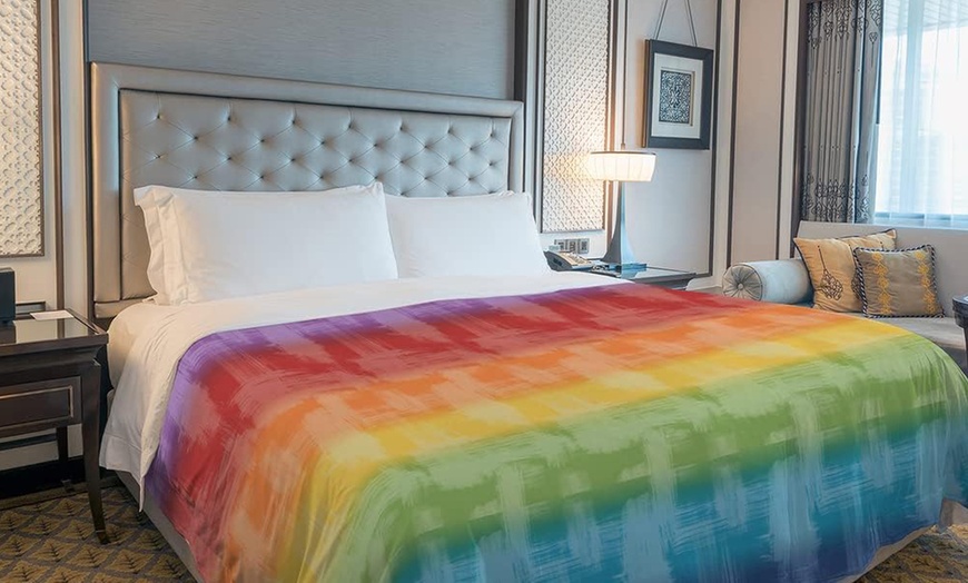 Image 1: Couette d'été en 100 % coton piqué doux