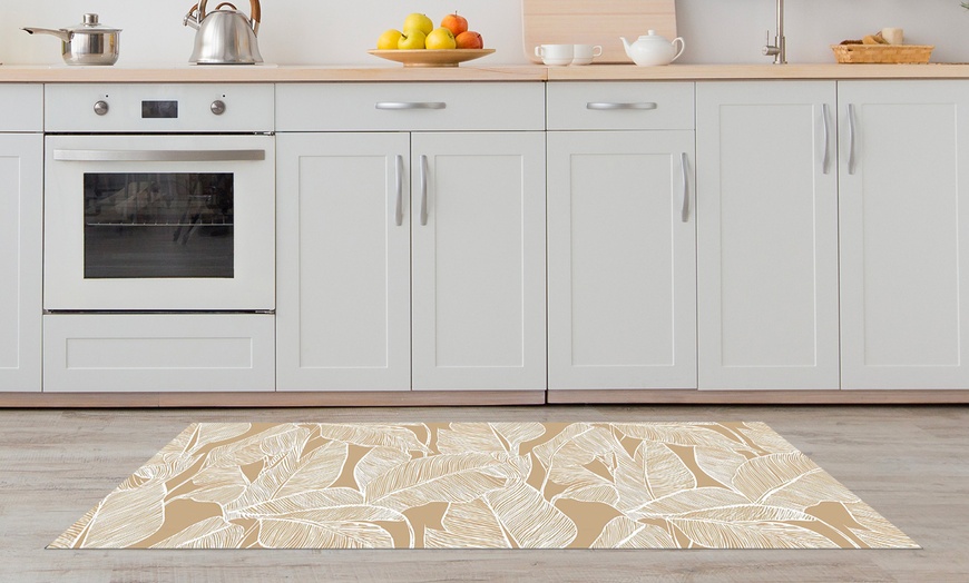 Image 4: Italian PVC Kitchen Runner