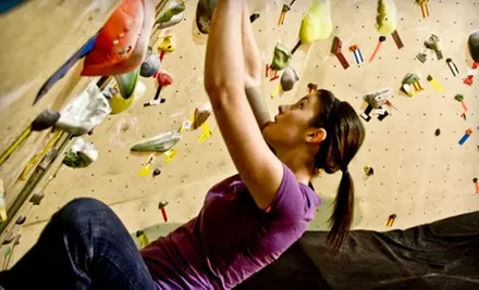 $10 for One Boulder Pass, Shoe Rental, and Chalk (Up to $20 Value) or $30 for Five Bouldering Passes (Up to $60 Value) at Project Climbing Centre - Primary Image