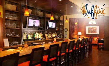 $20 for $40 Worth of Dinner and Drinks or $10 for $20 Worth of Lunch and Drinks at Saffire Restaurant   - Primary Image