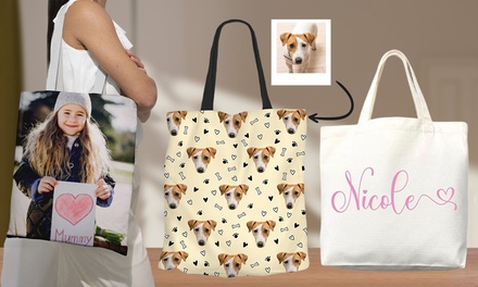 One Custom Canvas Bag - Justyling