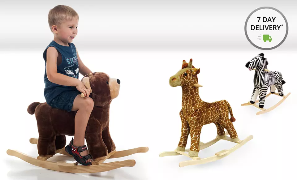 Happy Trails Plush Animal Rockers. Multiple Animals from $55.99–$59.99. Free Returns. - Primary Image