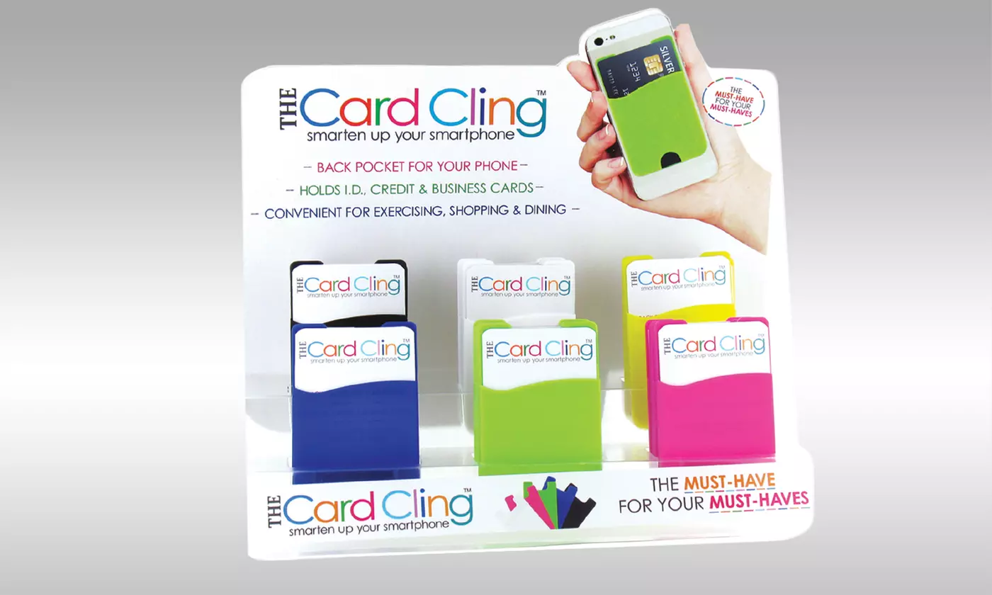 The Card Cling Silicone Smartphone Pocket - Primary Image