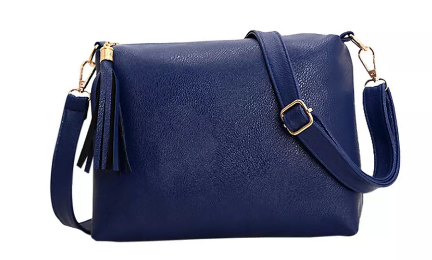 Image 4: Sac besace femme en cuir PU