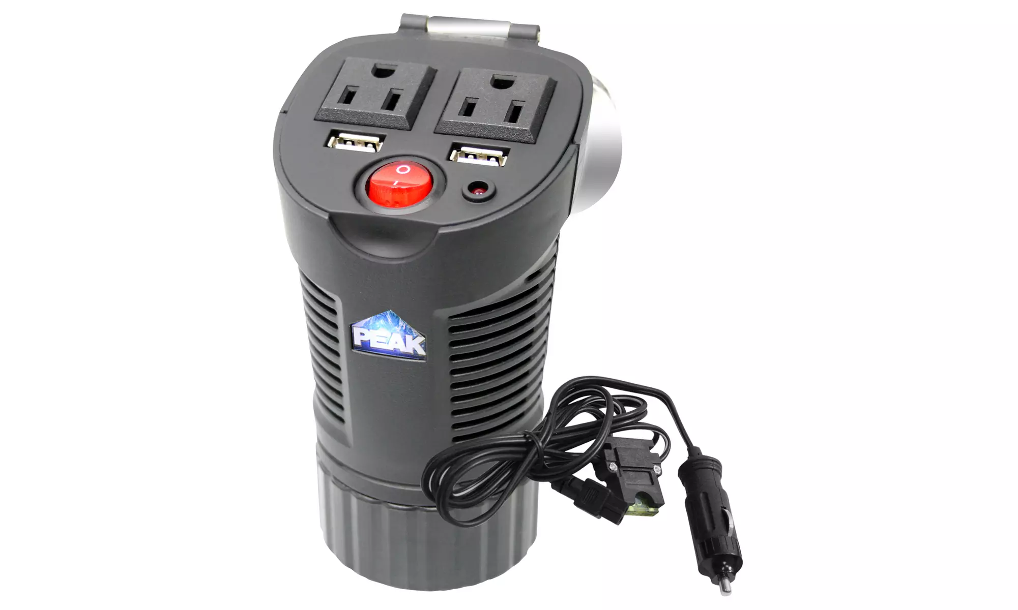 150-Watt Cup Holder-Shaped USB and AC Mobile Power Outlet - Primary Image