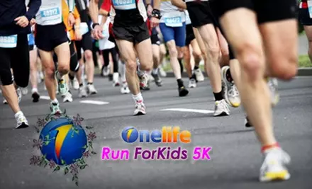 $15 Registration for the Onelife Fitness 5k Run ForKids on Saturday, July 10, 2010 ($25 Value) - Primary Image