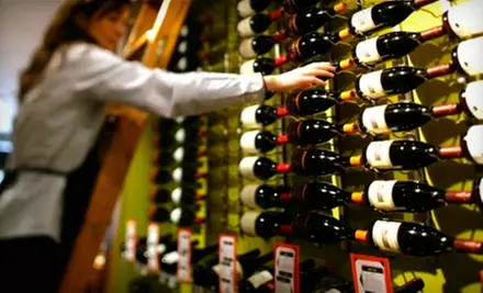 $50 for Four Pre-Selected Bottles of Wine and Wine-Tasting Card at Just Grapes ($102 Value) - Primary Image