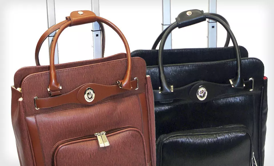 $79 for an Adrienne Vittadini Rolling Laptop Bag ($360 List Price). 3 Colors Available. Free Shipping and Free Returns. - Second Medium