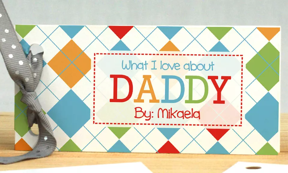 Personalized What I Love About Daddy Book (1- or 2-Pack) - Primary Image