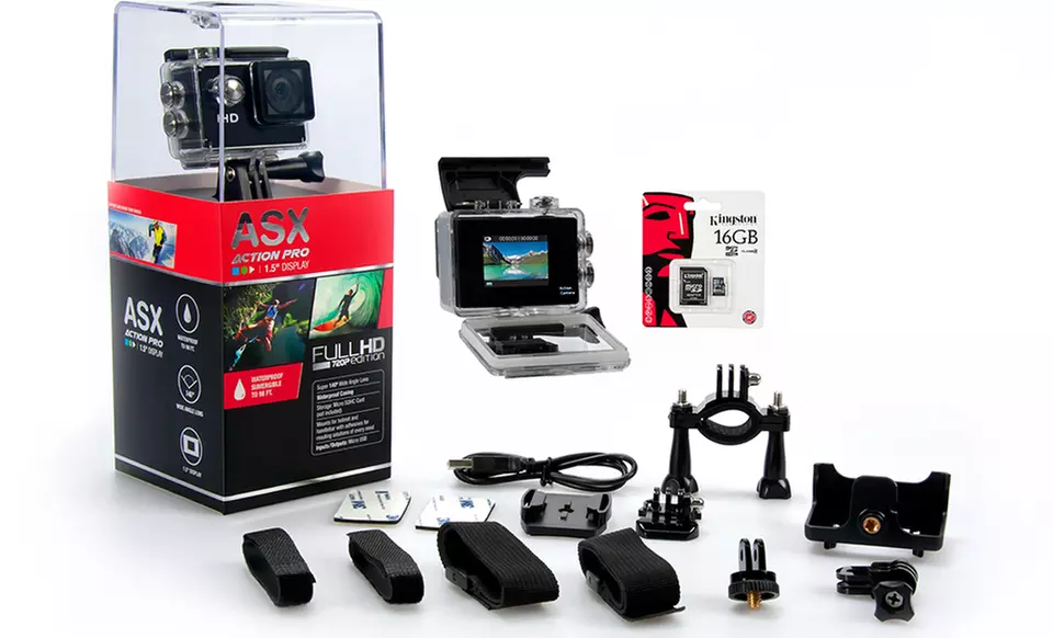 ASX ActionPro HD Sports Camera Bundle - Primary Image