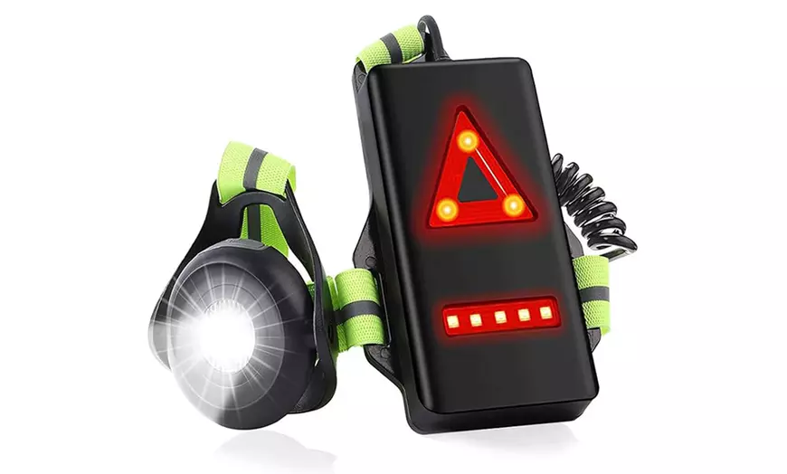 Image 2: One or Two Pack USB Rechargeable LED Running Light