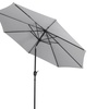 Image 3: 3M Rotating Parasol with UV Protection; Adjustable and Stylish Design