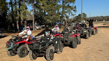 1 Double Rider ATV - For up to 2 Riders - Allstar ATV Rentals - Splendora, TX