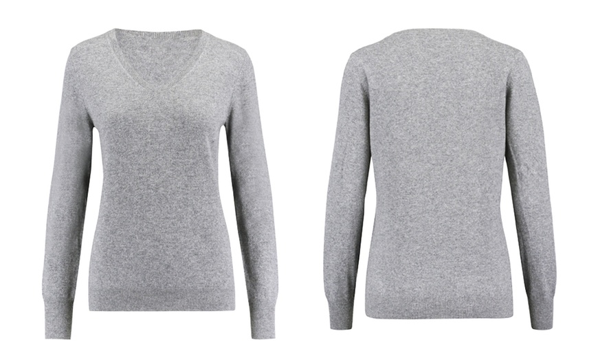 Image 9: Women's Cashmere Blend Sweater