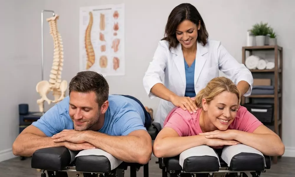 Chiropractic Consultation, Exam & 1 or 2 Adjustments for 2 People(Up To 54% Off) - Primary Image