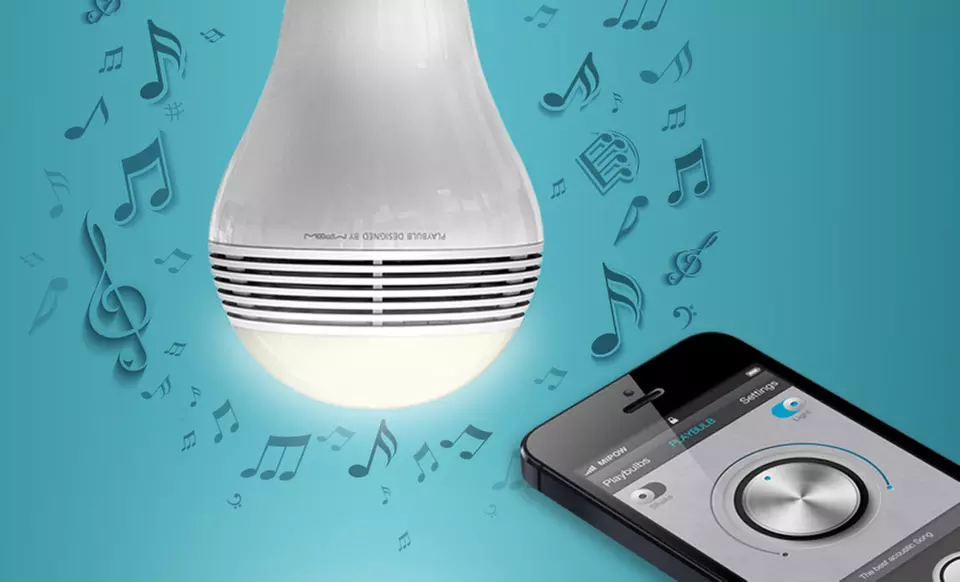 MIPOW PLAYBULB Bluetooth Smart LED Speaker Light Bulb - Primary Image