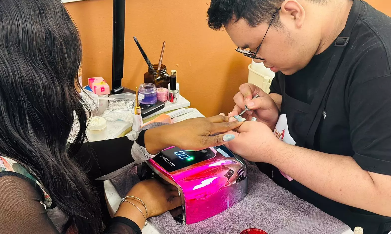 Deluxe Manicure, Full Set, Collagen Pedicure Package or Basic Pedicure