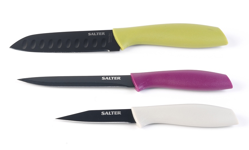 Image 1: Salter Three-Piece Knife Set