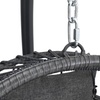 Image 5: Outdoor Cosy Rattan-Effect Hanging Egg Chair with Cushion