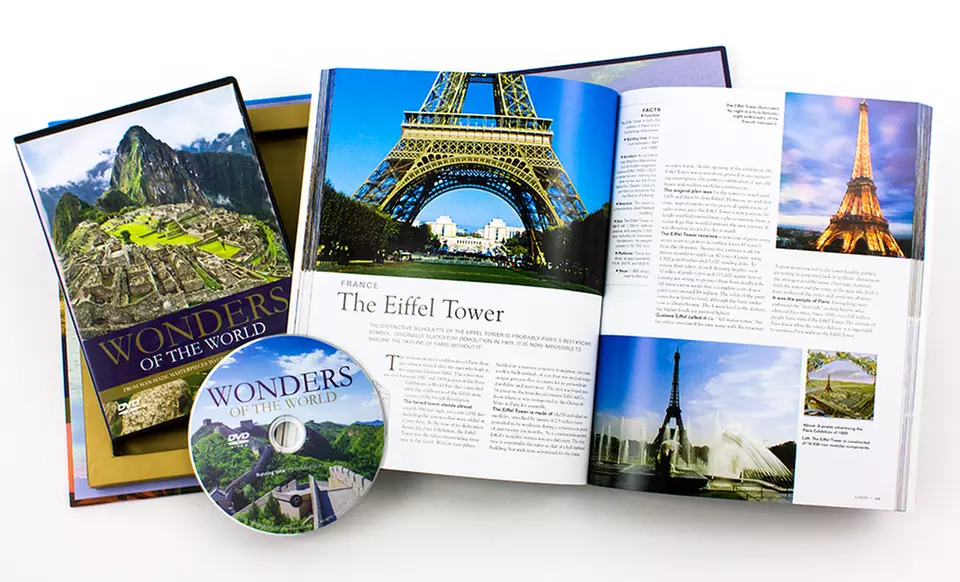100 Wonders of the World Book and DVD Gift Set - Second Medium