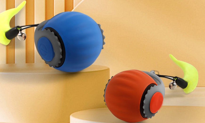 Image 15: Automatic Moving Cat Toy Ball: 1Pcs; FREE SHIPPING