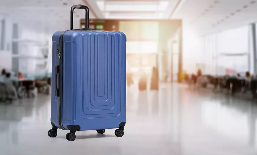Image 2: 8 Wheel Premium Travel Suitcase TSA Lock Highly Durable 100+ Airline Approved