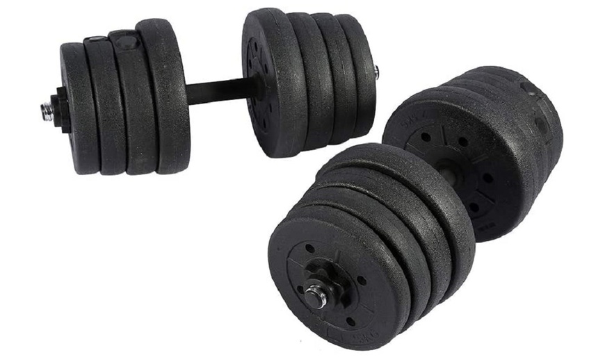 Image 2: 30kg Adjustable Dumbbells