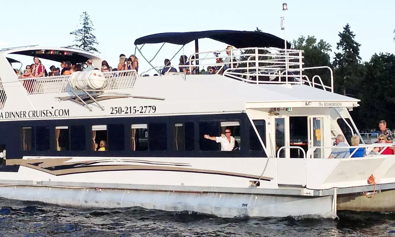 C$50 for Two Tickets to a Public Dinner Cruise Sightseeing from Kelowna Cruises (C$80 Value) - Primary Image