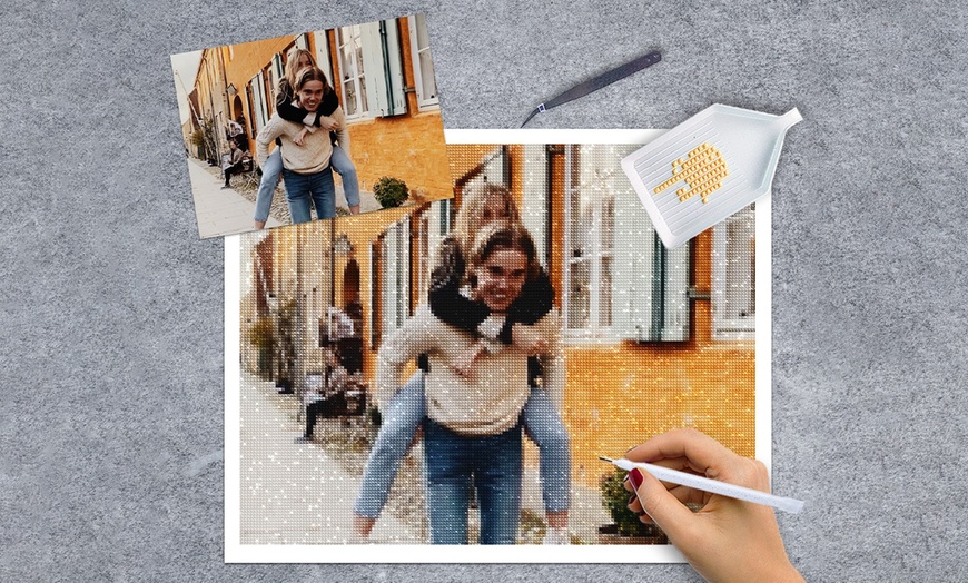 Image 10: Personalisierbare Foto-Diamond-Painting