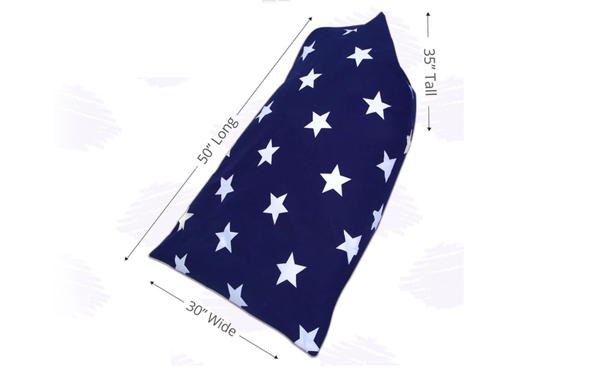 Image 5: Butterfly Craze Stuffed Animal Storage Beanbag Chair 