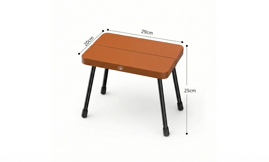 Image 3: Sturdy and Foldable Picnic Stool