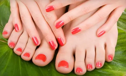 Classic or Shellac Manicure and Spa Pedicure at New Creations Salon in Tuscaloosa  - Primary Image