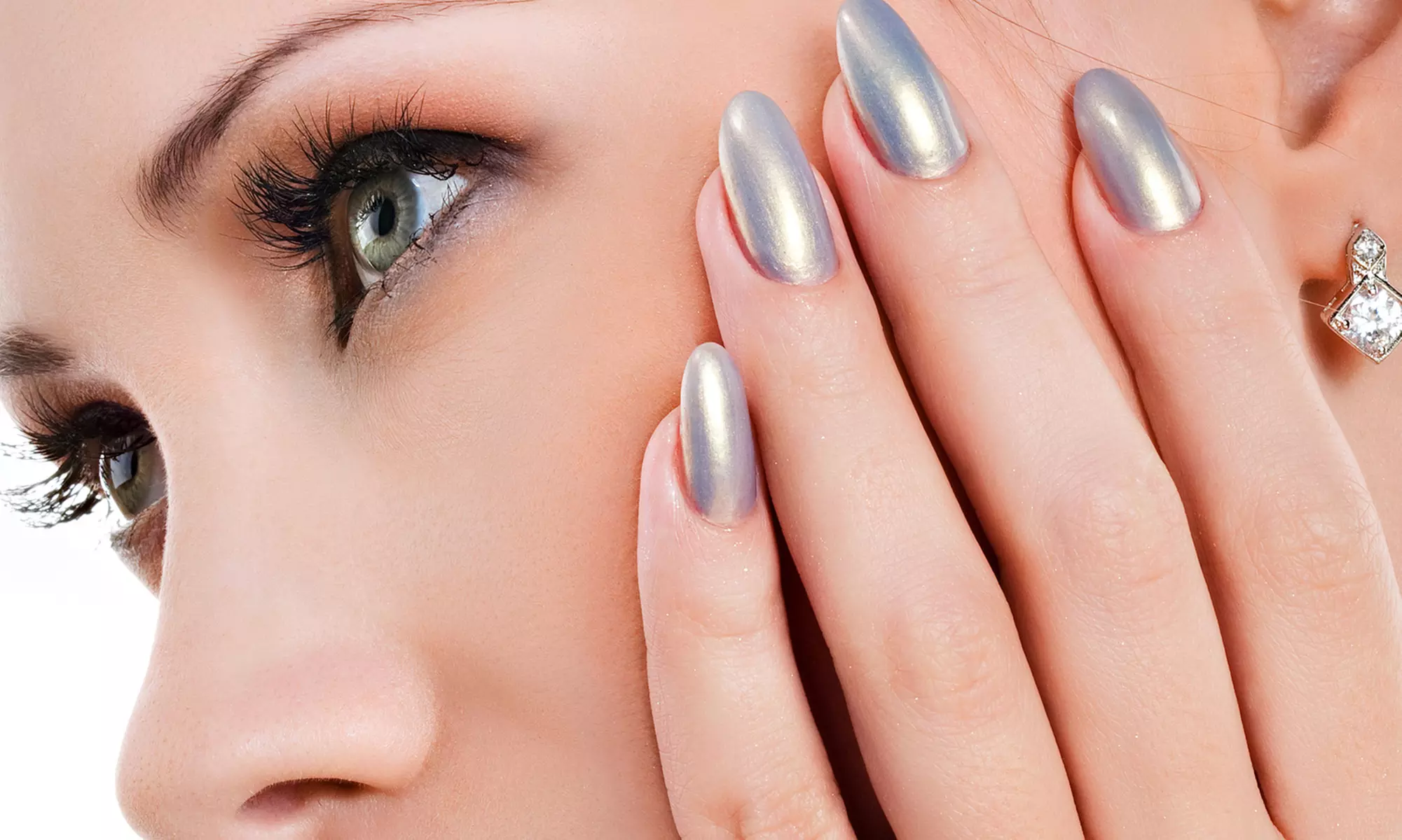 Basic Eyelash Extensions with an Optional Manicure and Blowout with Shampoo at Anna Rianou Salon & Spa (Up to 56% Off) - Primary Image