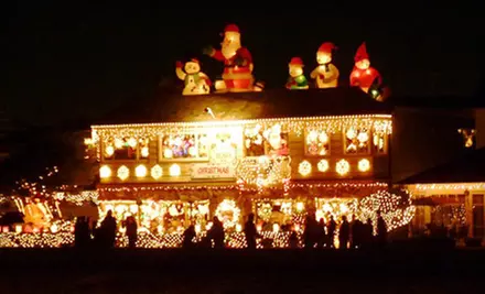 $18 for a 90-Minute Christmas-Decorated Homes Tour for Two from The Fun Zone Boat Company ($38 Value) - Primary Image