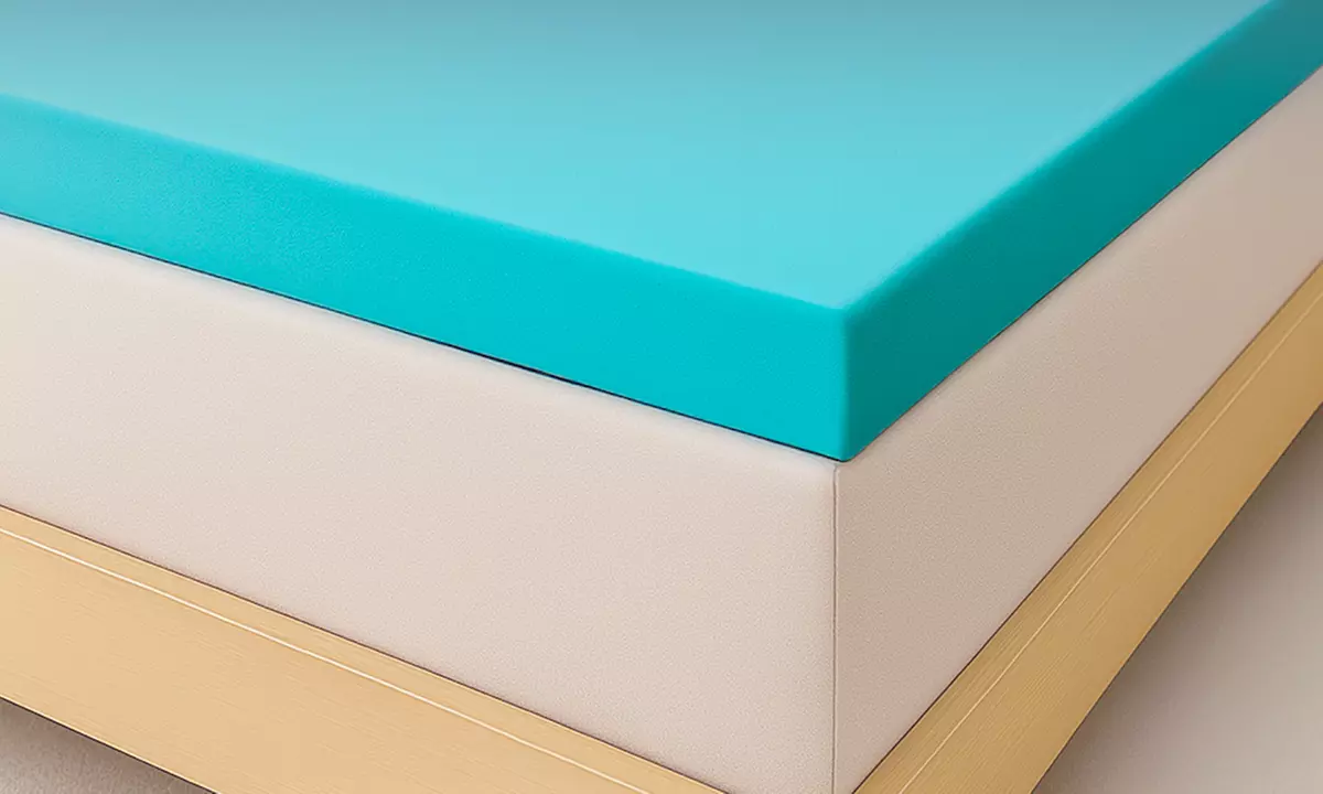 Surmatelas en mousse mémoire 9 zones The White Stone